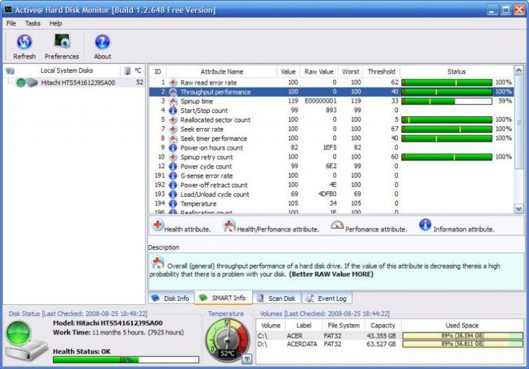 Active Hard Disk Monitor